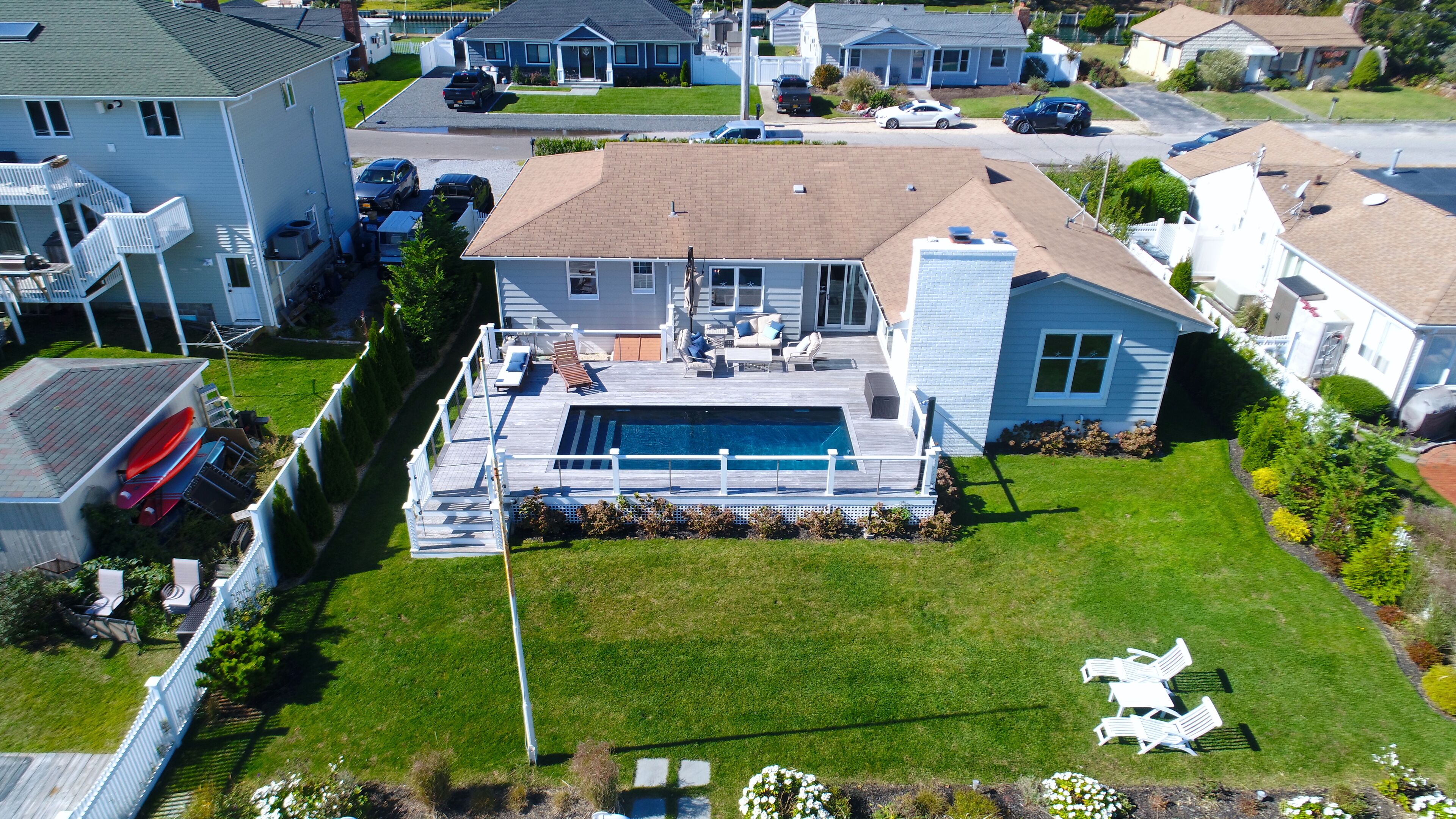 Hamptons Waterfront Beach House w/ Heated Pool