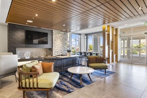 Sala de estar en el lobby