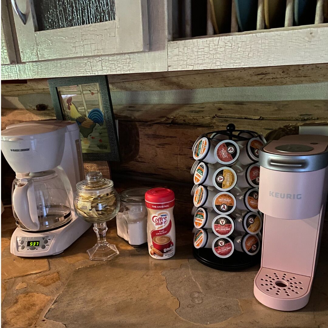 Log Cabin On The Rocks