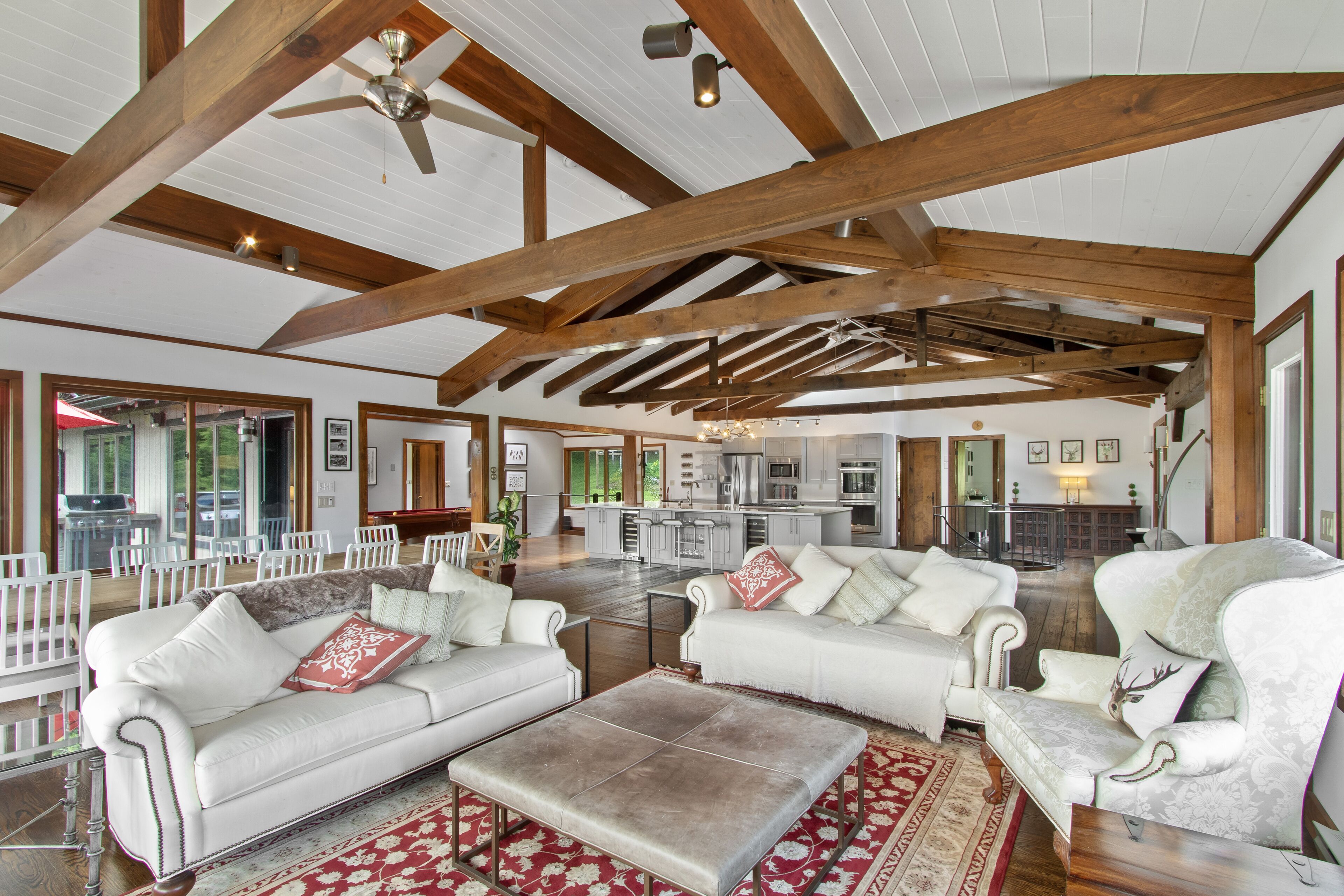 Stunning Catskills lodge with private lake in 70 acres