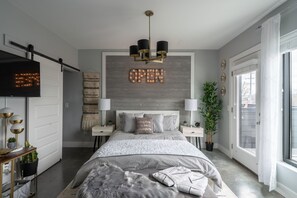 1 bedroom, iron/ironing board, cots/infant beds