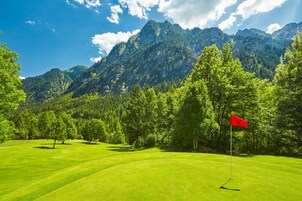 Näkymä golfkentälle