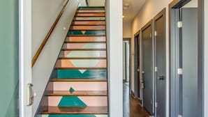 Staircase - Visually Stunning 2BR 1.5BA Near Downtown ~ Balcony w/ City View (Nashville)