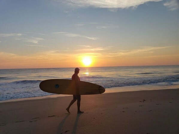 Sun loungers, beach towels