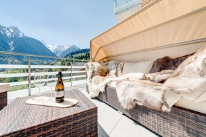 Apartment Zimba Blick (incl. Cleaning Fee, City Tax & Laundry Package) | Terraza o patio