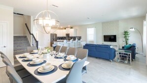 House, Multiple Beds, Private Pool, Pool View | Private kitchen | Coffee/tea maker, fridge, stovetop, dishwasher - Beautiful 8Bd Pool Spa Gm Hmchampions Gate-8890ccd (Davenport)