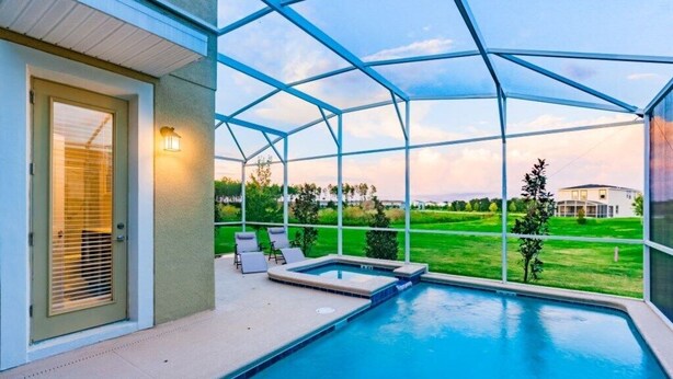 Outdoor pool - Magical 5Bd Pool Spa Hm Champions Gate-831dsd (Kissimmee)