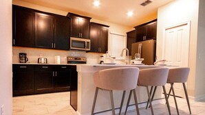 House, Multiple Beds, Private Pool, Pool View | Private kitchen - Magical 5Bd Pool Spa Hm Champions Gate-831dsd (Kissimmee)