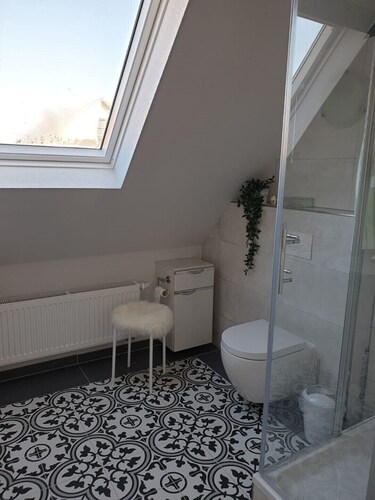 Ferienwohnung mit Blick nach Erfurt