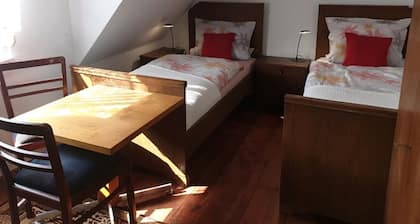 Ferienwohnung mit Blick nach Erfurt