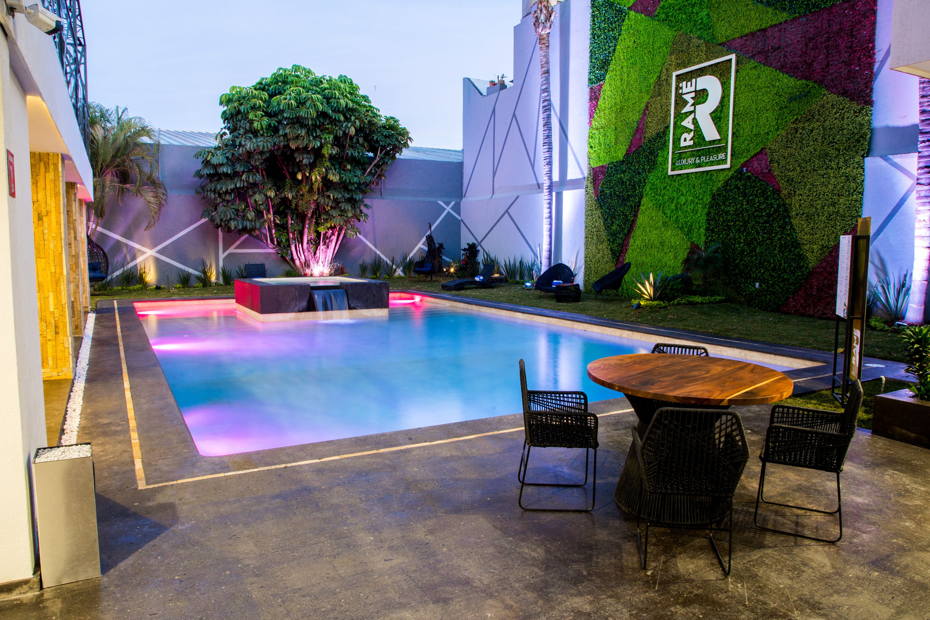 front of property – evening/night