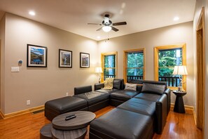 智能电视、壁炉、书