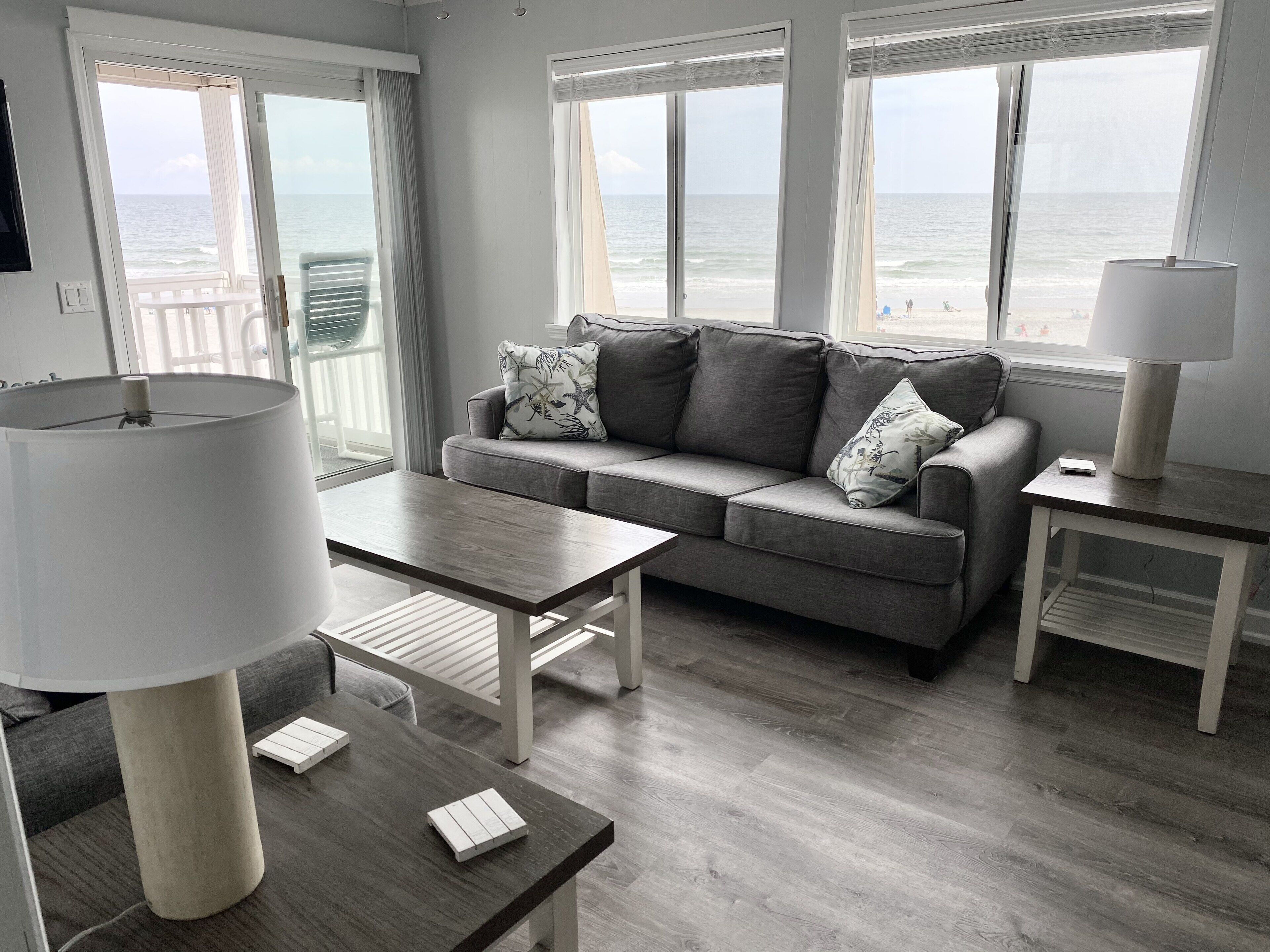 All you see is ocean!!! Enjoy stunning views just steps from the beach.