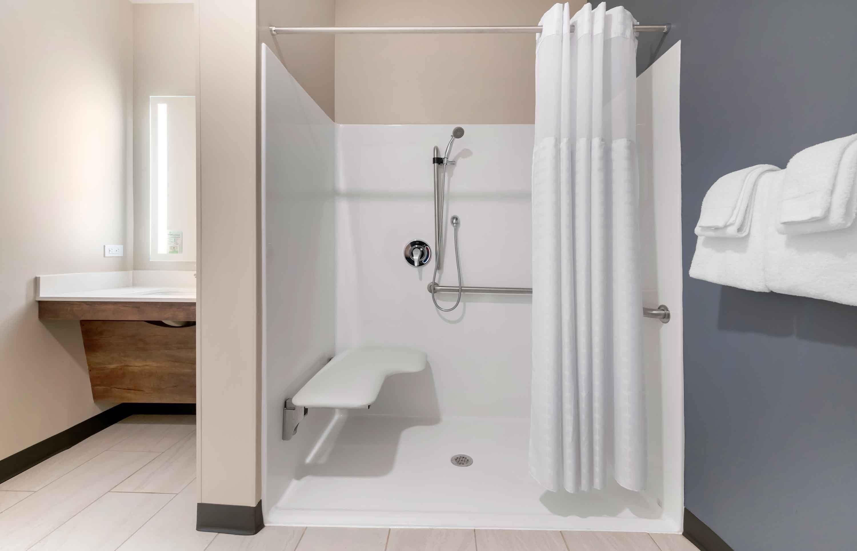 Hair dryer, towels