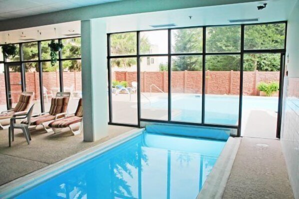 Indoor pool, a heated pool