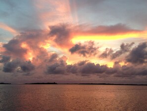 Sun-loungers, beach towels