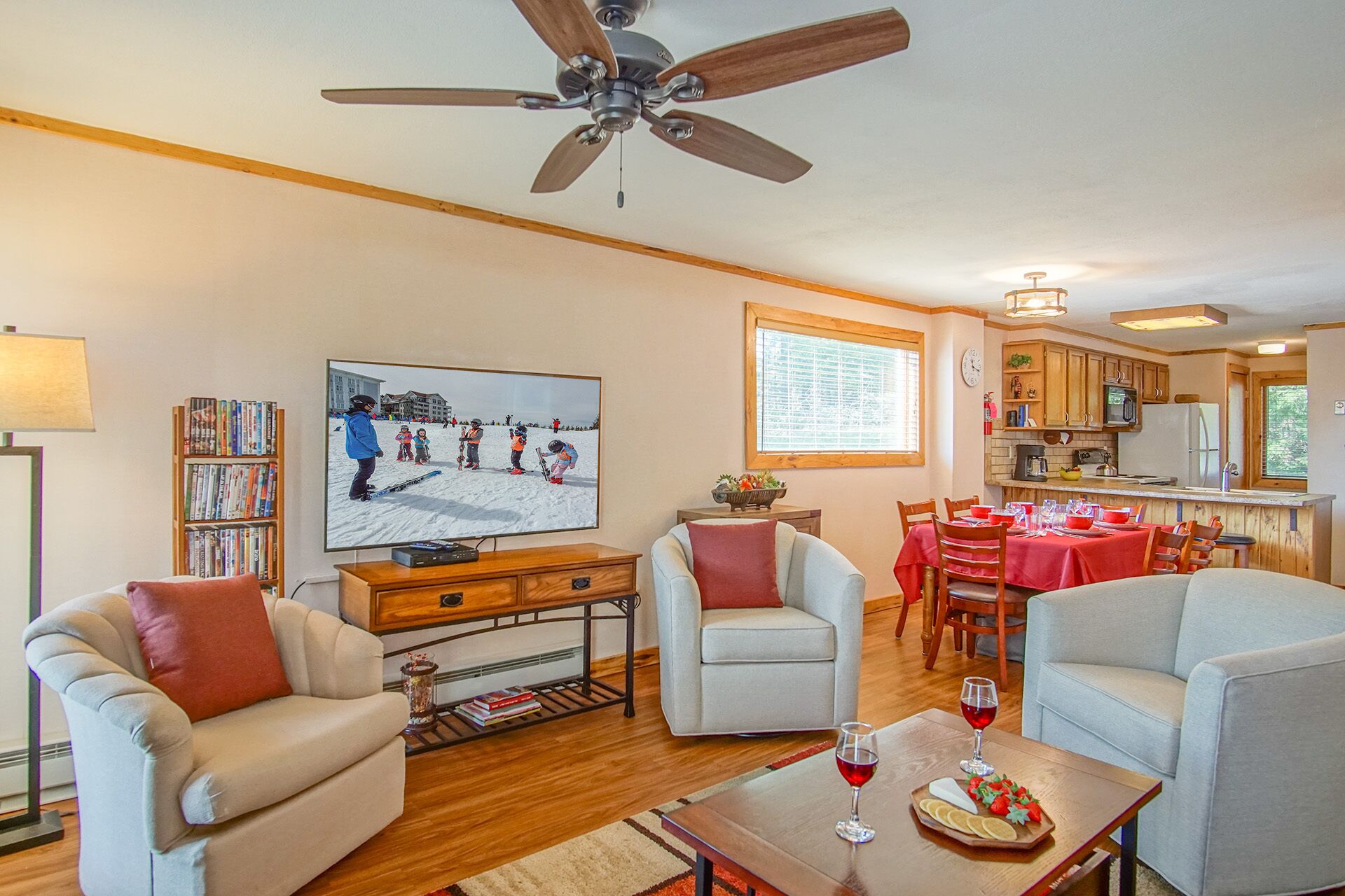 Powderidge 4 -Slope Side, Spacious 2 Br Condo