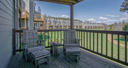 Powderidge 2 -Slope Side, Spacious Deck