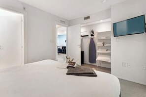 2 bedrooms, iron/ironing board, travel crib, WiFi
