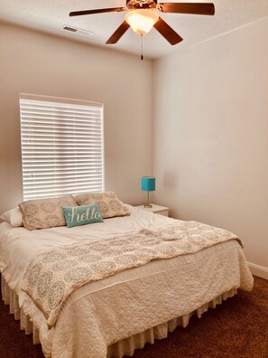 4 bedrooms, iron/ironing board, travel cot, free WiFi