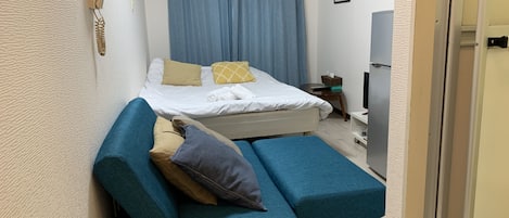 Apartment, Non Smoking | 1 bedroom, desk, blackout drapes, iron/ironing board