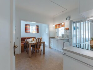 Fridge, oven, dishwasher, toaster