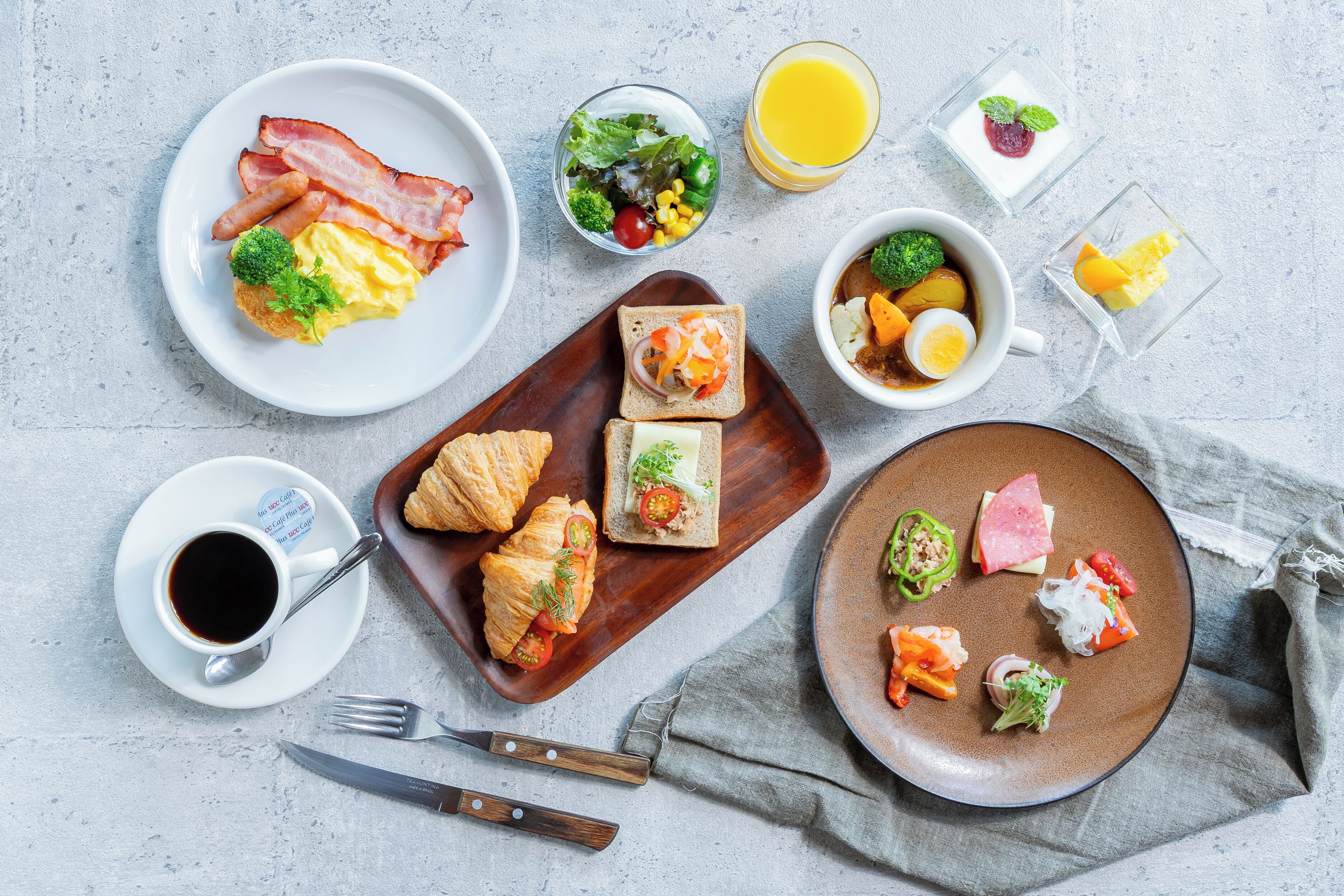 Café da manhã com buffet todos os dias mediante uma taxa