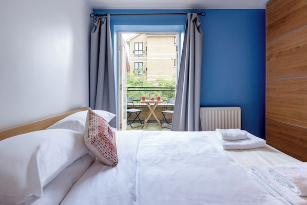 Apartamento básico, 1 quarto (2 Bedrooms) | 2 quartos, roupas de cama premium, individualmente decorados