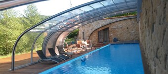 Luxury with swimming pool in beautiful nature of Bohemian paradise