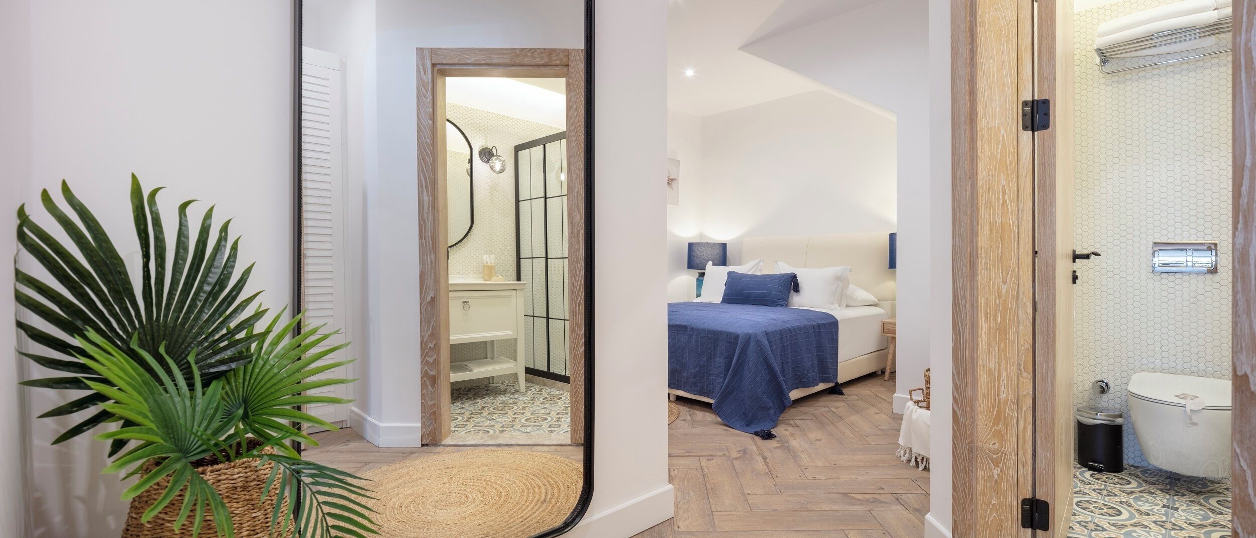 家庭開放式套房, 2 間臥室, 海景, 面海 | 高級寢具、客房內保險箱、書桌、筆電工作空間