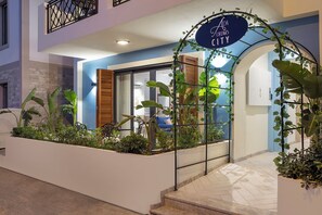 Majoituspaikan julkisivu