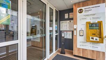 Majoituspaikan sisäänkäynti