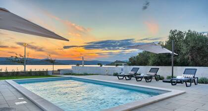 Villa Elements - beachfront villa for 10 guests with a private pool