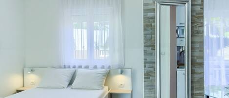 1 室のベッドルーム、ベッドシーツ