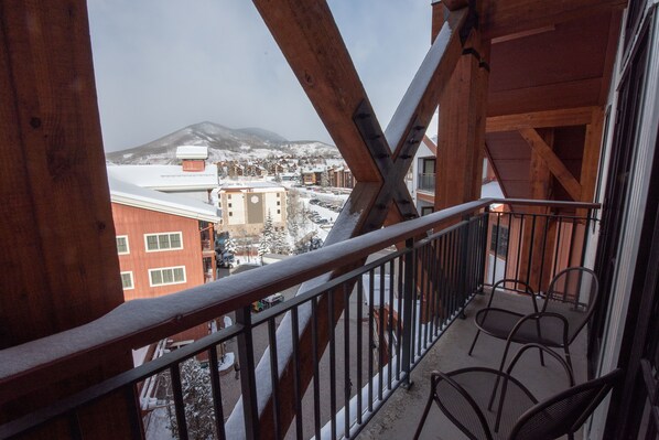 Condo, 2 Bedrooms | Property grounds - Top Floor 2 Bedroom In Mountaineer Square- Slopeside Condo - No Cleaning Fee! by RedAwning (Crested Butte)