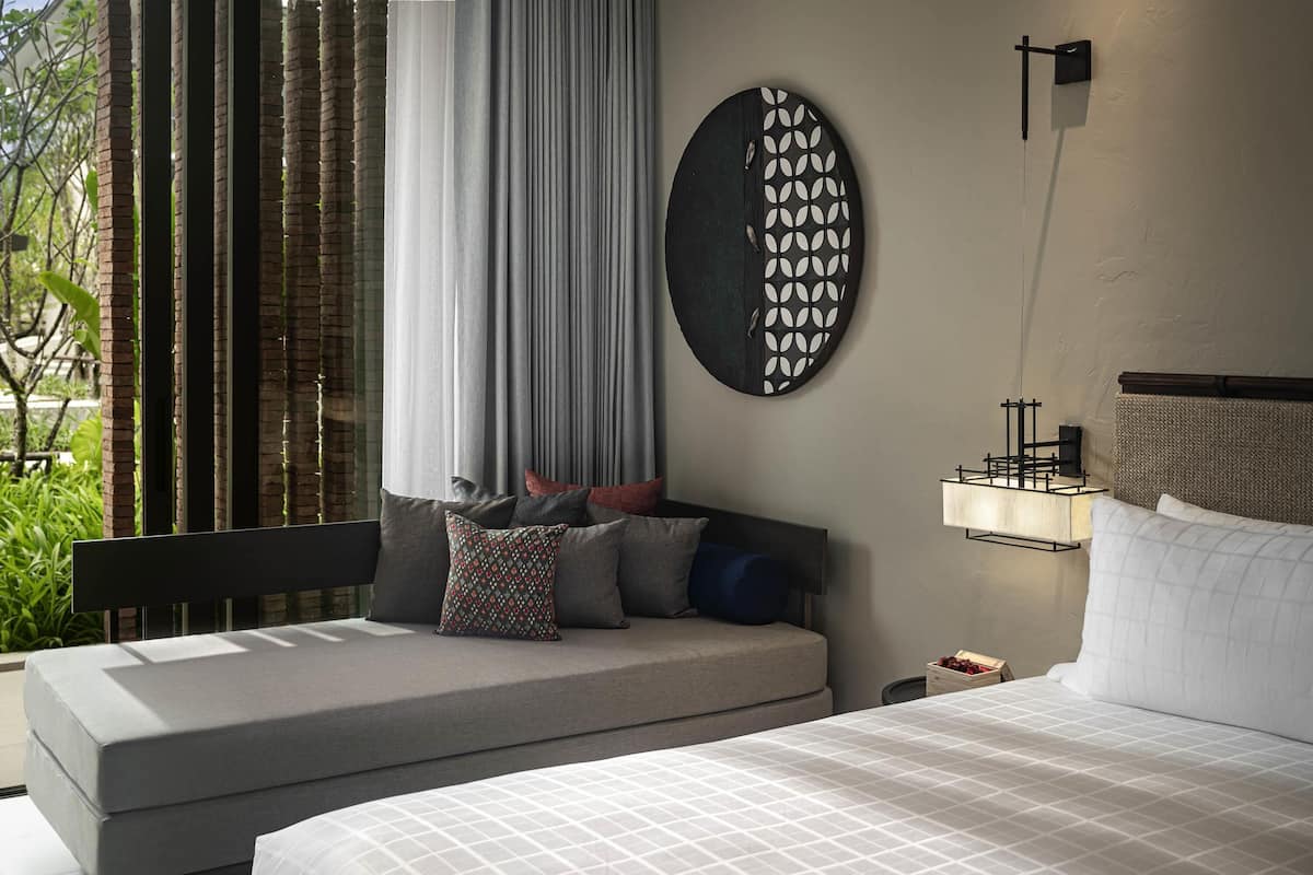 Familie suite, 1 kingsize bed | 1 slaapkamer, een minibar, een kluis op de kamer