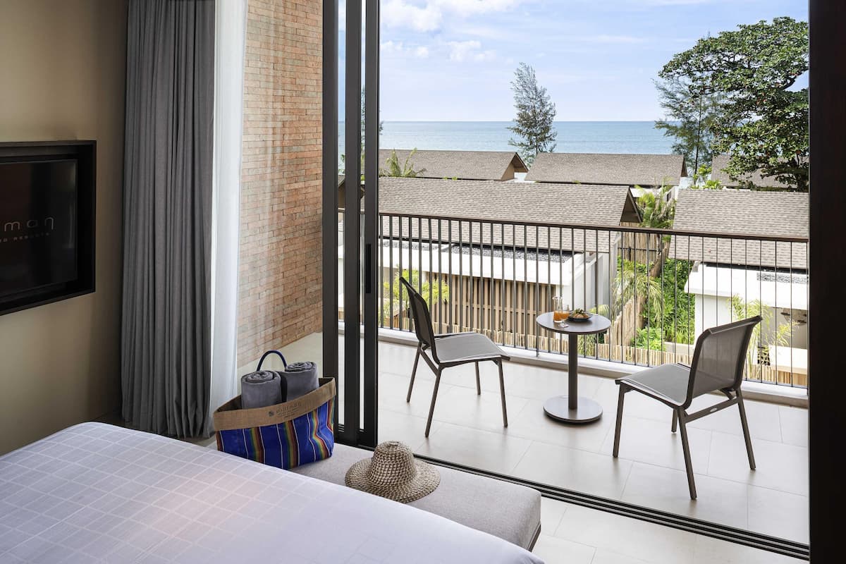 Suite presidencial, 1 cama King size, vista al mar | 1 habitación, minibar y caja de seguridad en la habitación