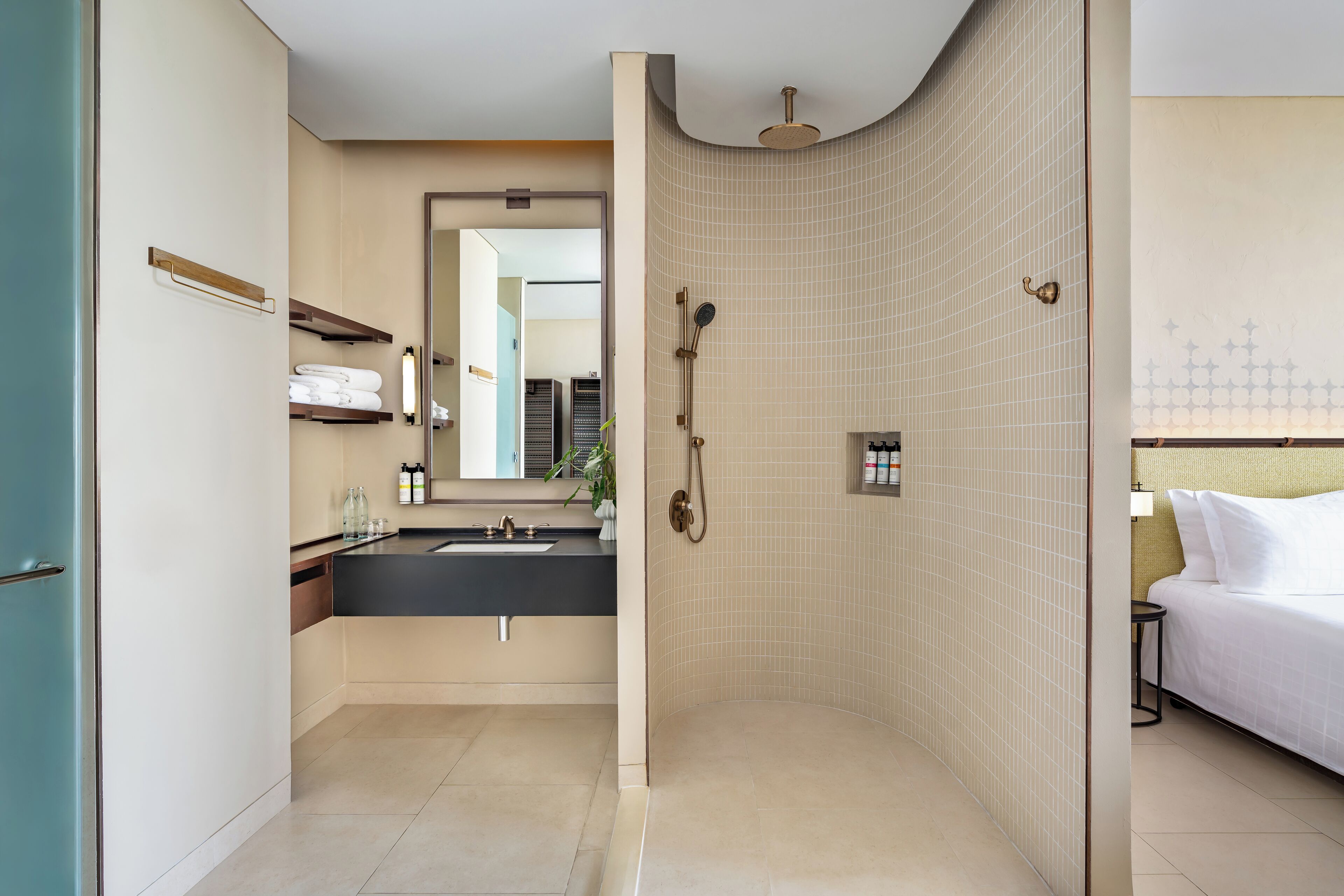 Eco-friendly toiletries, hair dryer, bathrobes, slippers