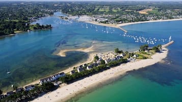 Vlak bij het strand