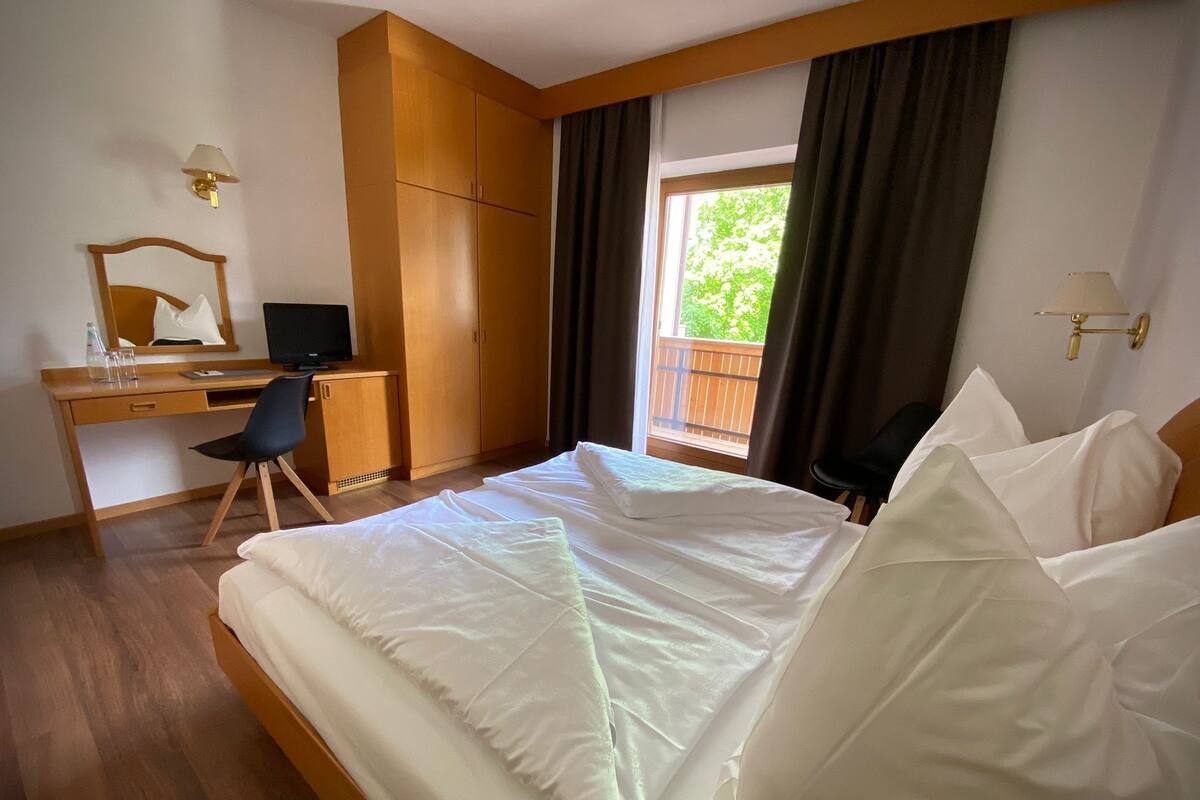 1 habitación, caja de seguridad en la habitación y cortinas blackout