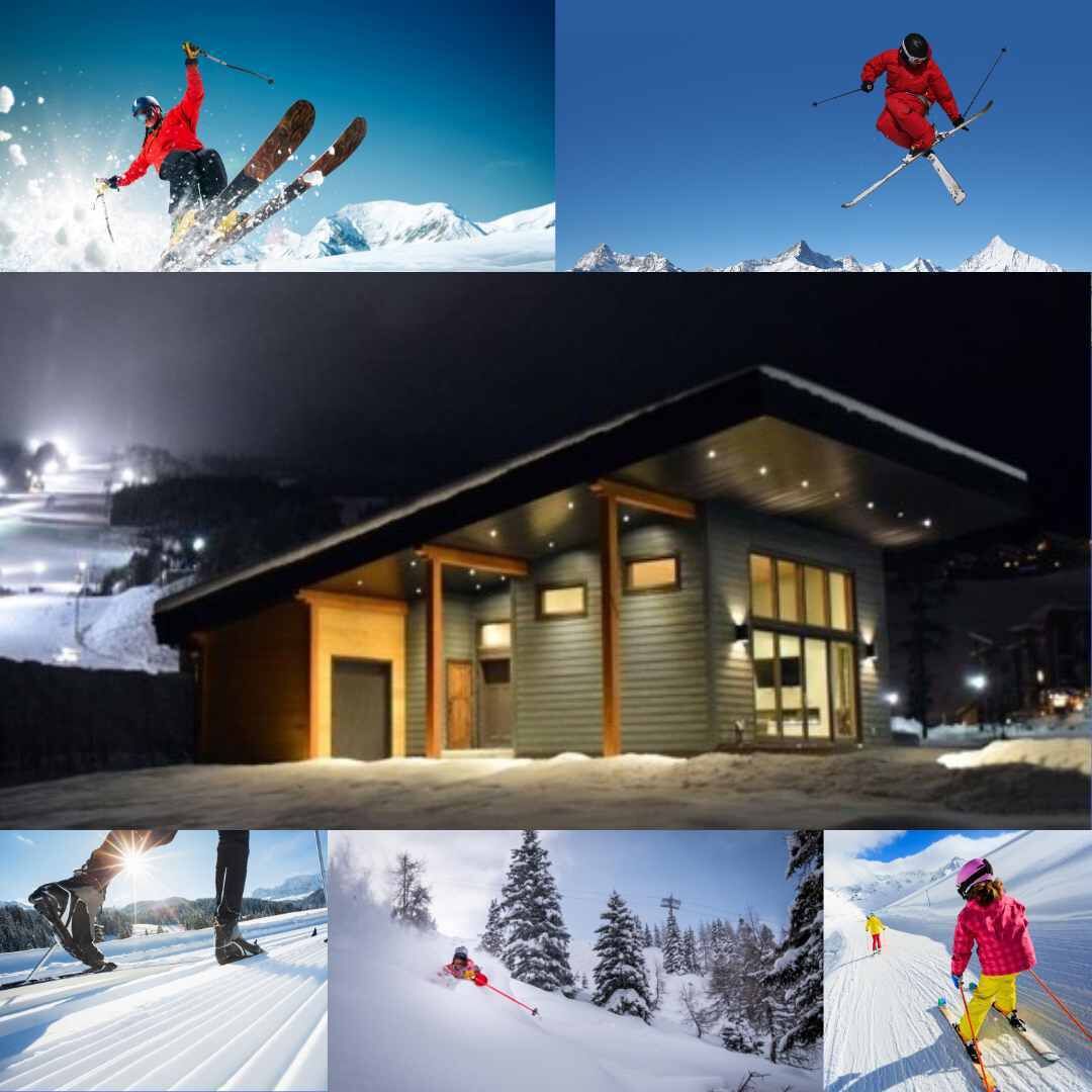 New home, 100m from lift. Relax and enjoy this 4bdm Mountain Modern House. 