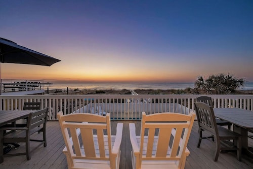 Sea Monster by Carolina Getaway | New 2026 Remodeled Oceanfront  | 6BR Luxury Home w/ Heated Pool