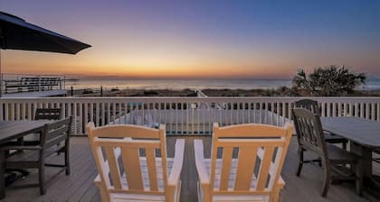 Sea Monster by Carolina Getaway | New 2026 Remodeled Oceanfront | 6BR Luxury Home w/ Heated Pool