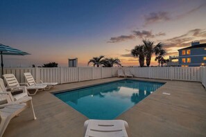 Pool - Sea Monster by Carolina Getaway | New 2026 Remodel | 6BR Luxury Home w/ Heated Pool (Kure Beach)