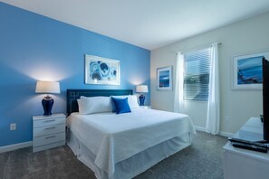Ferienhaus, Mehrere Betten, eigener Pool, Poolblick | 6 Schlafzimmer, kostenloses WLAN