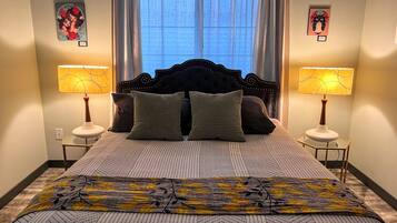 Down duvets, individually decorated, individually furnished