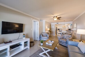 Televisión y reproductor de DVD 