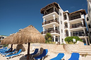 Exterior - Oceanfront Condo with Artful Décor, Pool & Balconies (Akumal)