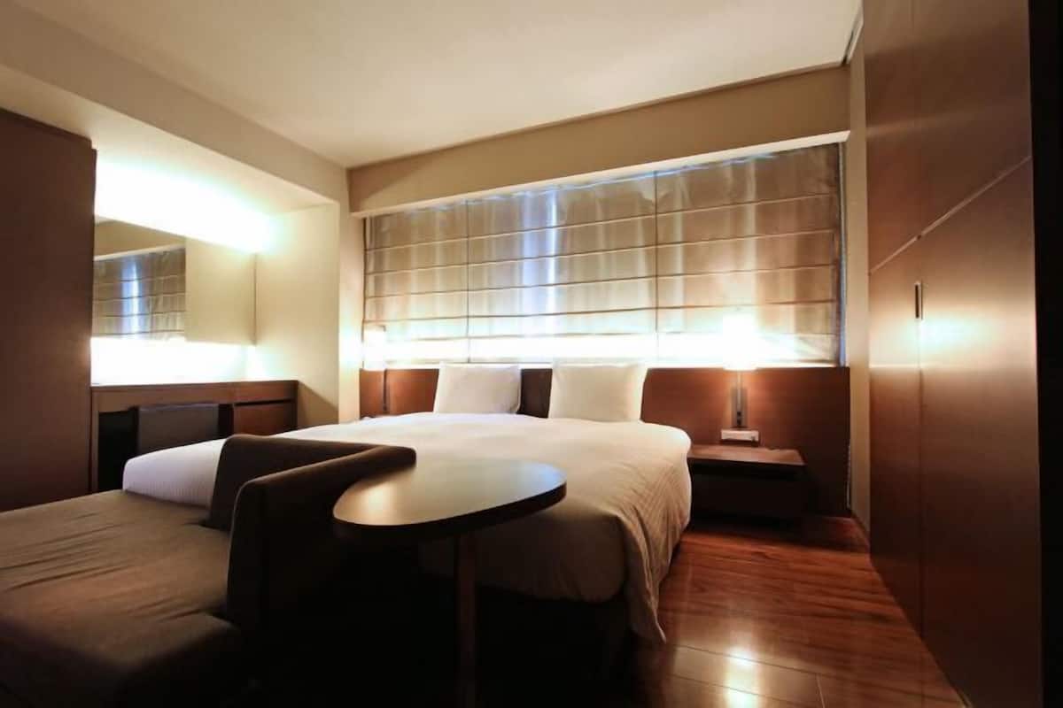 Escritorio, cortinas opacas, wifi gratis y ropa de cama