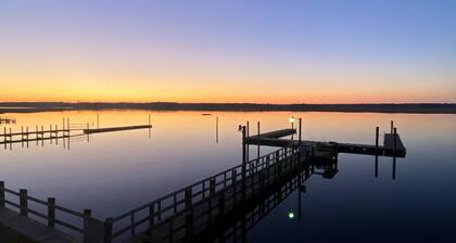 Waterfront Unit on Assateague Channel View with Floating Dock